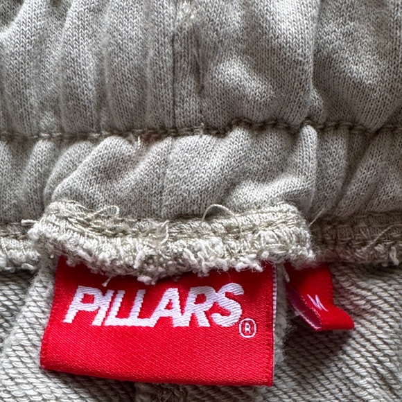 Pillars Stylish Men's Athletic Shorts in Light Tan Khaki. - Picture 2 of 6